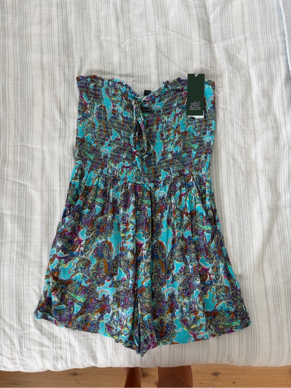 wild fable Multicolor Knit Top with Teal Accents new with tags